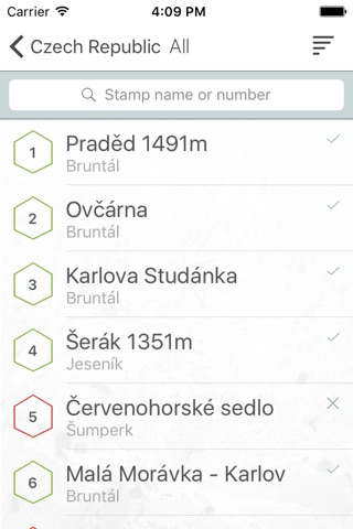 Turistické známky screenshot 2