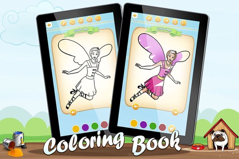 Coloring Pages Fairies Free screenshot 4