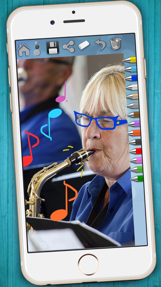 #2. .أرسم في صور فوتوغرافية-رسم نقوش فوق صور (iOS) 由: Alejandro Melero Zaballos