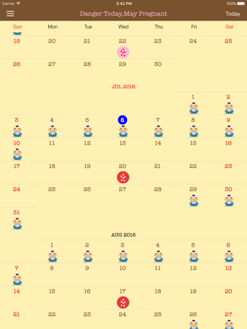 Screenshot #4 pour Menstruels Période calculer