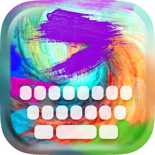 Keyboard –  Abstract : Custom Color & Wallpaper Keyboard Themes in The Art Gallery  Designs Style