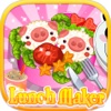 Lunch Maker - Lovely Baby Loves Cooking,Cake,Fruit,Pizza Fashion Recipe Matchig