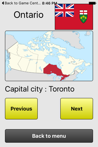 Provinces of Canada screenshot 2