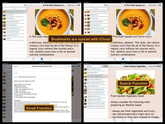 Screenshot #6 pour Alkaline Diet Recipes Plus+