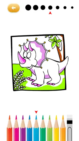 Game screenshot раскраски динозавры образование игры для девочек и мальчиков бесплатно apk