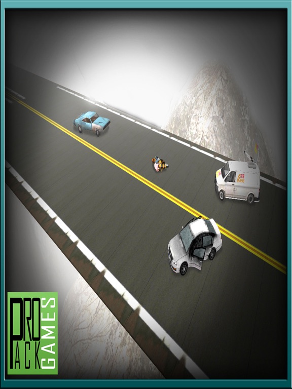 Screenshot #4 pour Mountain Highway Traffic Moto Rider - Les gaz de votre moto de course freestyle extrême