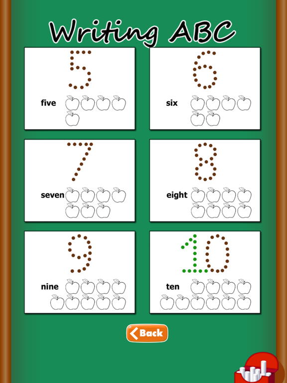 Write ABC Free Game for Children: Learn to writing letter and numbers HD iPad screenshot