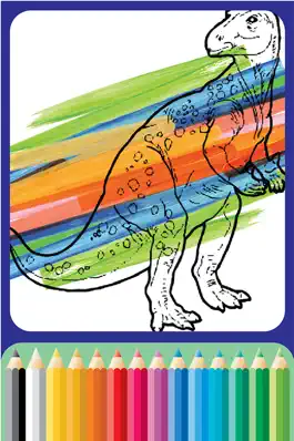 Game screenshot Dinosaurs Village coloring page for boys mod apk