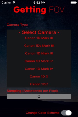 Getting FOV Calculator screenshot 2