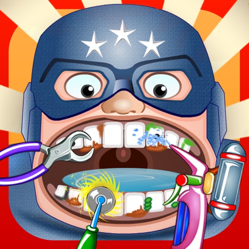 A Superhero Dentist - Bad Evil Teeth With Braces Edition Icon