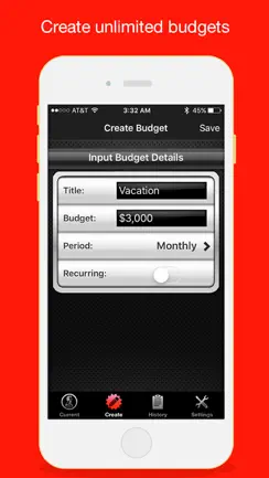 Budget Saved - Personal Finance and Money Management Mobile Bank Account Saving App iPhone image 4