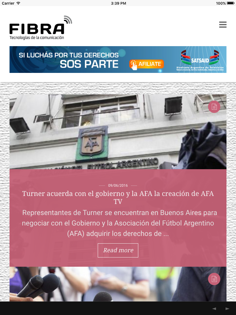 Revista Fibra screenshot 2