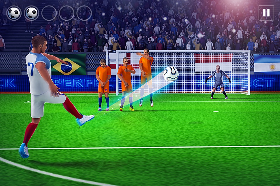 Score and Win - FreeKick 3D World Cup screenshot 2