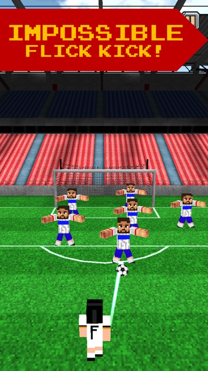Pixel Soccer - Flick Free Kick screenshot-3