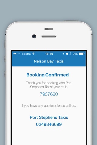 Port Stephens Taxis screenshot 3