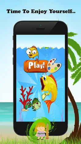 Game screenshot Fish Coloring Book For Kids: Drawing & Coloring page games free for learning skill mod apk