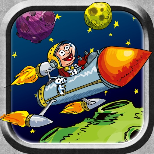 Rocket Launch into space icon