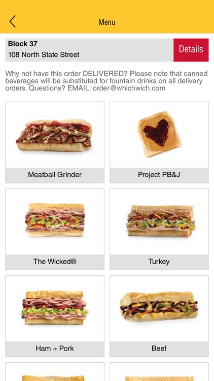 Which Wich Ordering