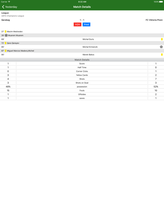 azscore iPad screenshot 3 - Entertainment app
