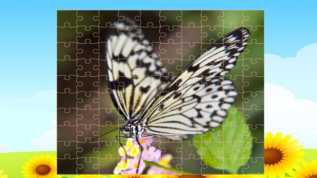 Butterfly Jigsaw Puzzle Kid Game(圖2)-速報App
