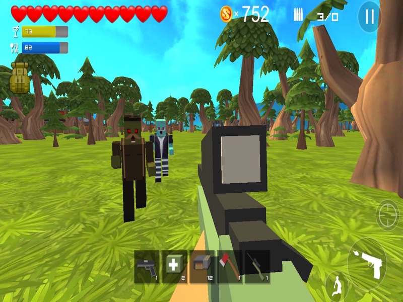 Pixel Shooting Wars 3D - Batalha de Arma de Bloco screenshot 8