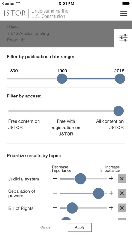 Understanding the U.S. Constitution from JSTOR Labs screenshot-3