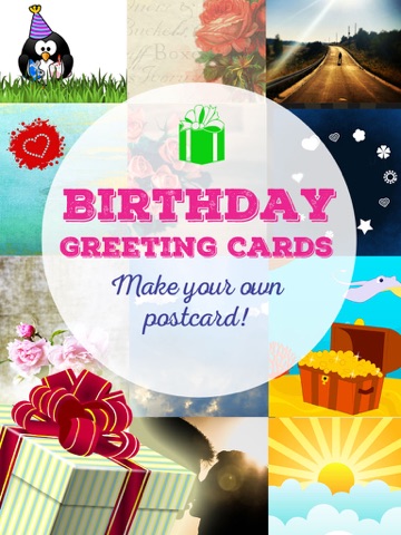 Birthday Greeting Cards - Text on Pictures: Happy Birthday Greetings