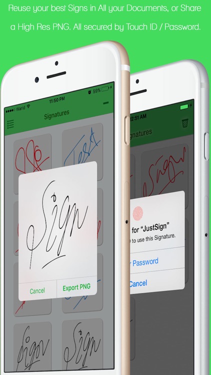 JustSign - Sign PDF n Documents, Convert any Document to PDF with Drobox, Google-Driver & Evernote screenshot-4