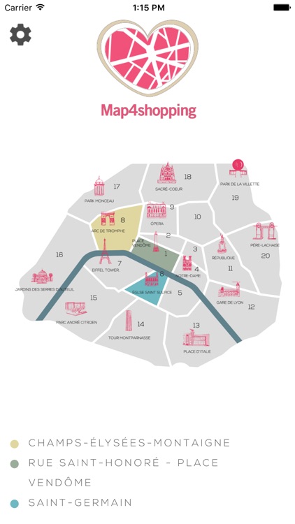 Map4Shopping Paris Free