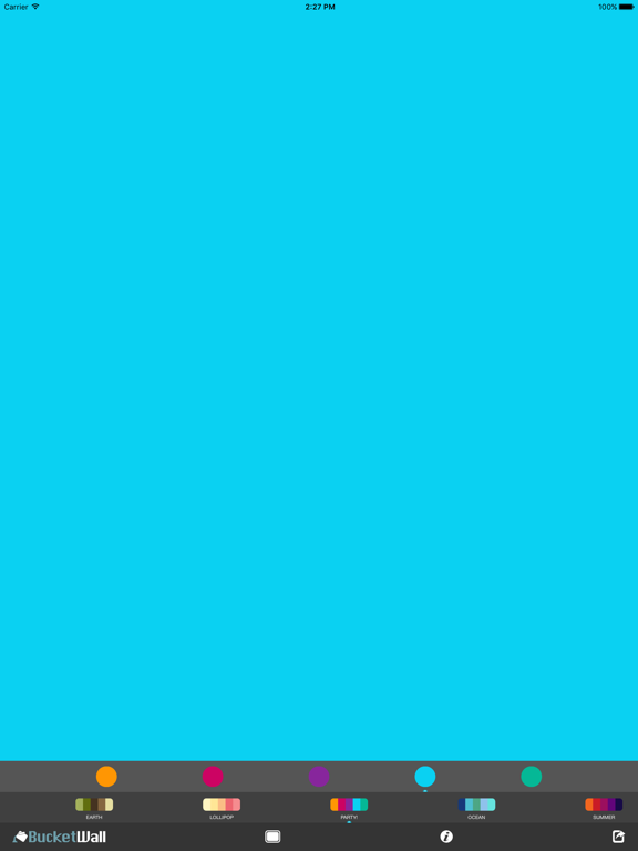 Screenshot #4 pour BucketWall - Solid Color or Gradient Color Wallpapers