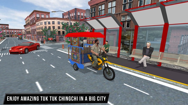 City Tuk Tuk Chingchi Drive 3D screenshot-3