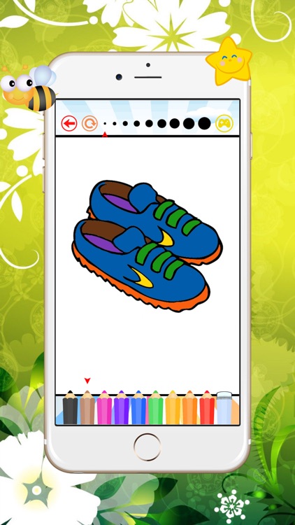 umbrella coloring book  free games foe kids : learn to paint umbrellas and shoes. screenshot-4