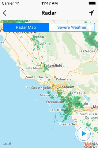 LA wx Los Angeles Weather Forecast, Traffic, Radar screenshot 2