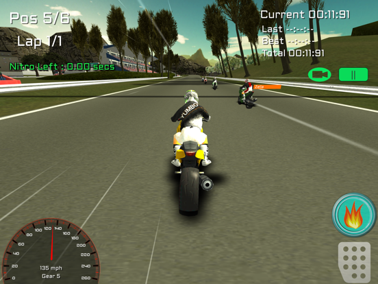 Screenshot #6 pour Motorbike Racing - la course