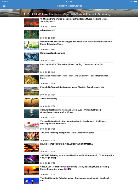 Relaxation Music Free - Calming & Meditation Music iPad screenshot
