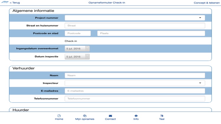 Geste Groep Oplever App