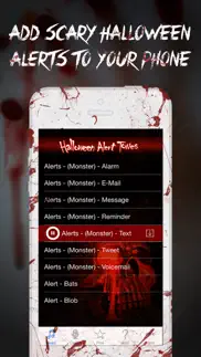halloween alert tones - scary new sounds for your iphone iphone screenshot 1