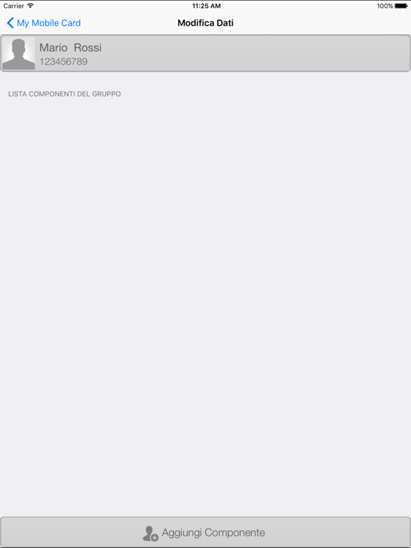 Screenshot #6 pour My Mobile Card