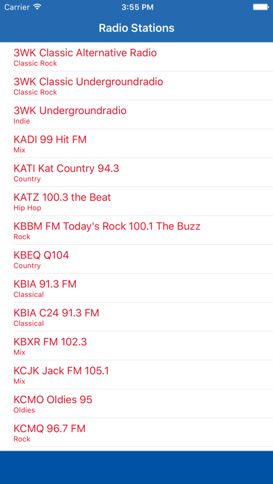 Screenshot #1 pour Radio Missouri FM - Streaming and listen to live online music, news show and American charts from the USA