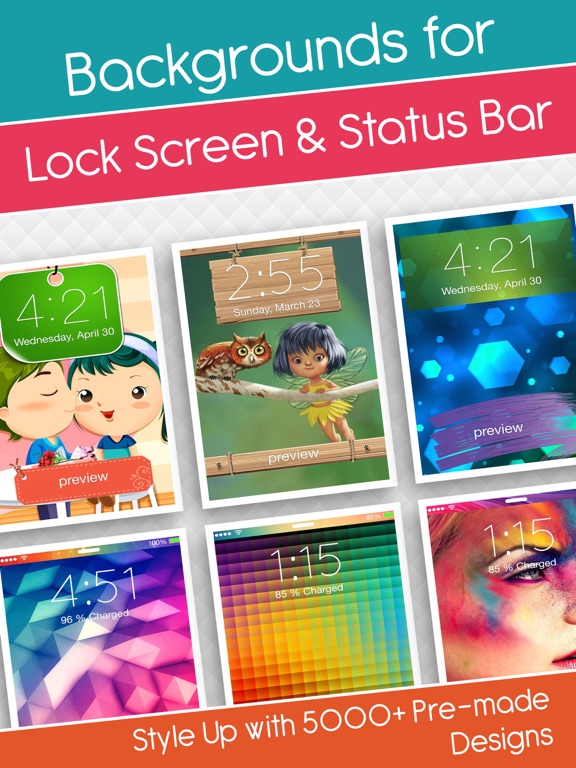 Screenshot #6 pour Lock Screen Wallpapers & HD Backgrounds With Ringtones & Sounds