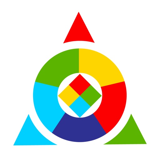 Crazy Shapes - color matching geometry game Icon