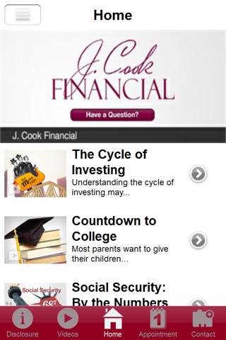 Jim Cook Financial screenshot 2