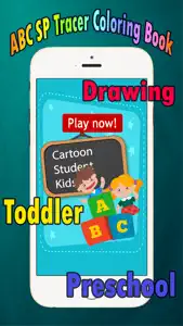 ABC Coloring Book: learn spanish coloring pages preschool games free for kids and toddler any age screenshot #1 for iPhone