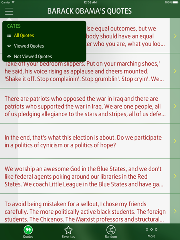 Screenshot #4 for Quotes from Barack Obama