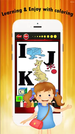 Game screenshot Alphabet A to Z Coloring Book for children age 1-6 mod apk