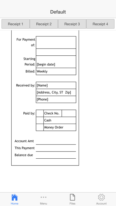 Screenshot #3 pour Cash Receipts