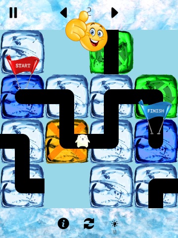 Lost Polar Bear - block puzzle game iPad screenshot
