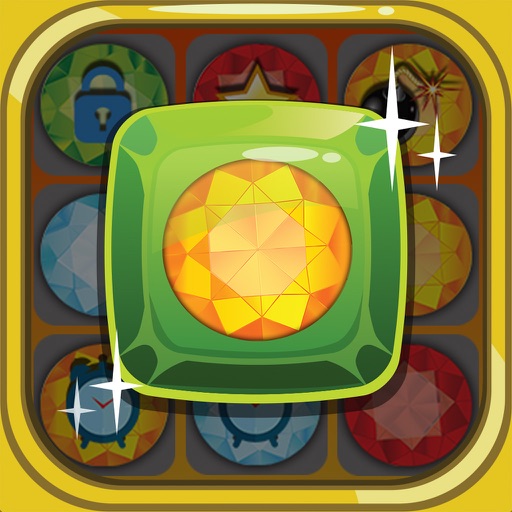 4 Jewels - Play Match 4 Puzzle Game for FREE ! Icon