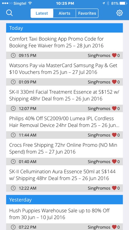 DEALert - Singapore Discount, Promo, and Deals’ Alert screenshot-3