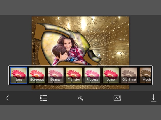 3D Glitter Photo Frame - Amazing Picture Frames & Photo Editor iPad screenshot